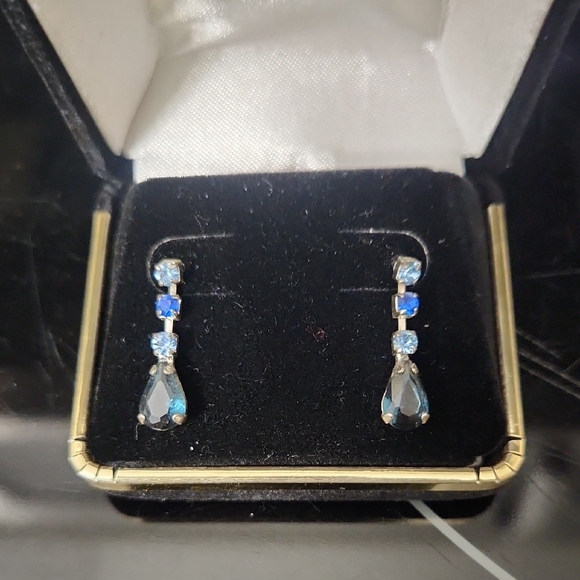 Jewelry - Elegant Blue Drop Earrings